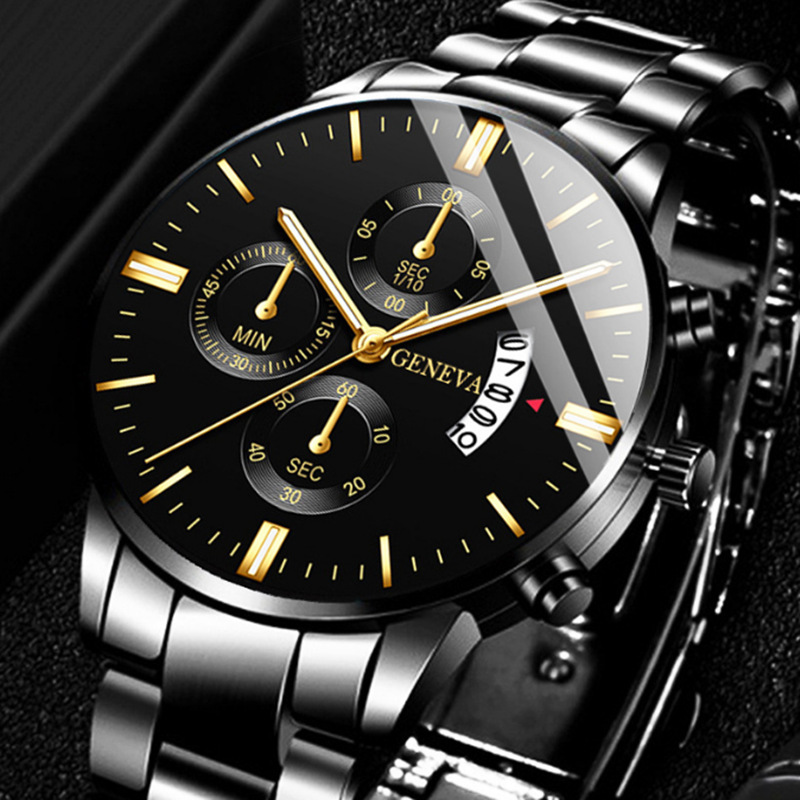 Luxury Watch Market - Роскошные мужские кварцевые часы из нержавеющей