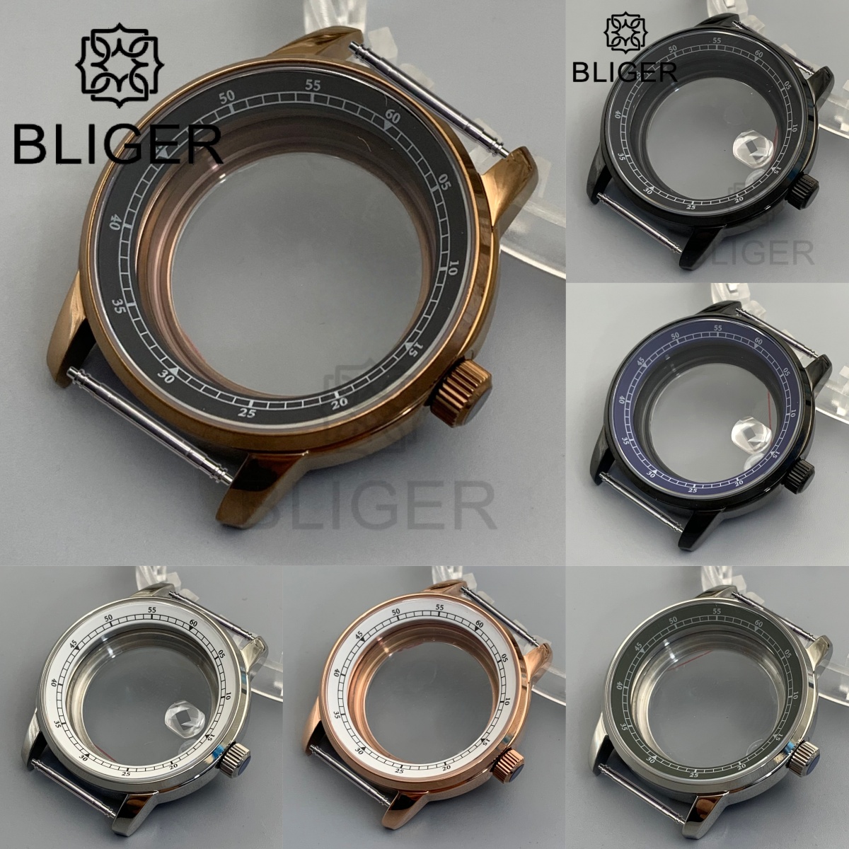 Bronze Case Watch - Корпус для часов BLIGER 38 мм