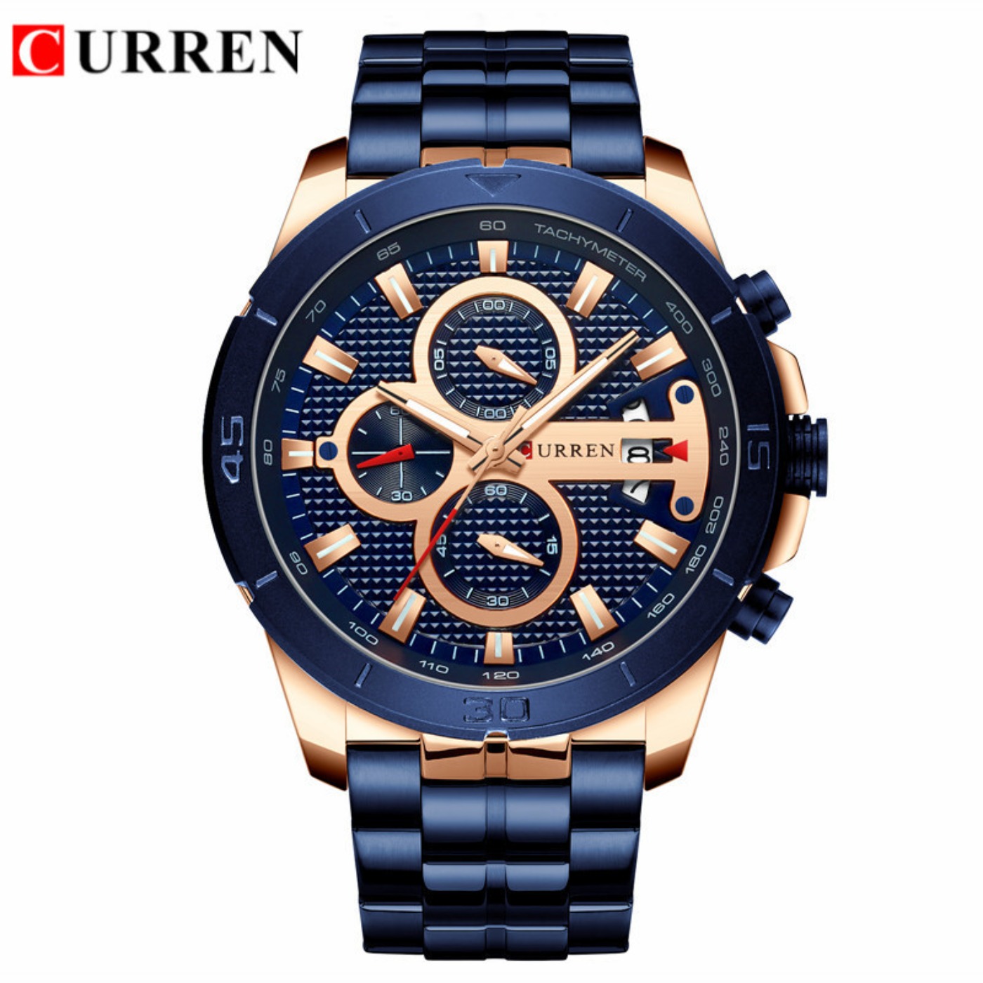 Luxury Quartz Watch Brands - Часы CURREN, мужские водонепроницаемые часы с