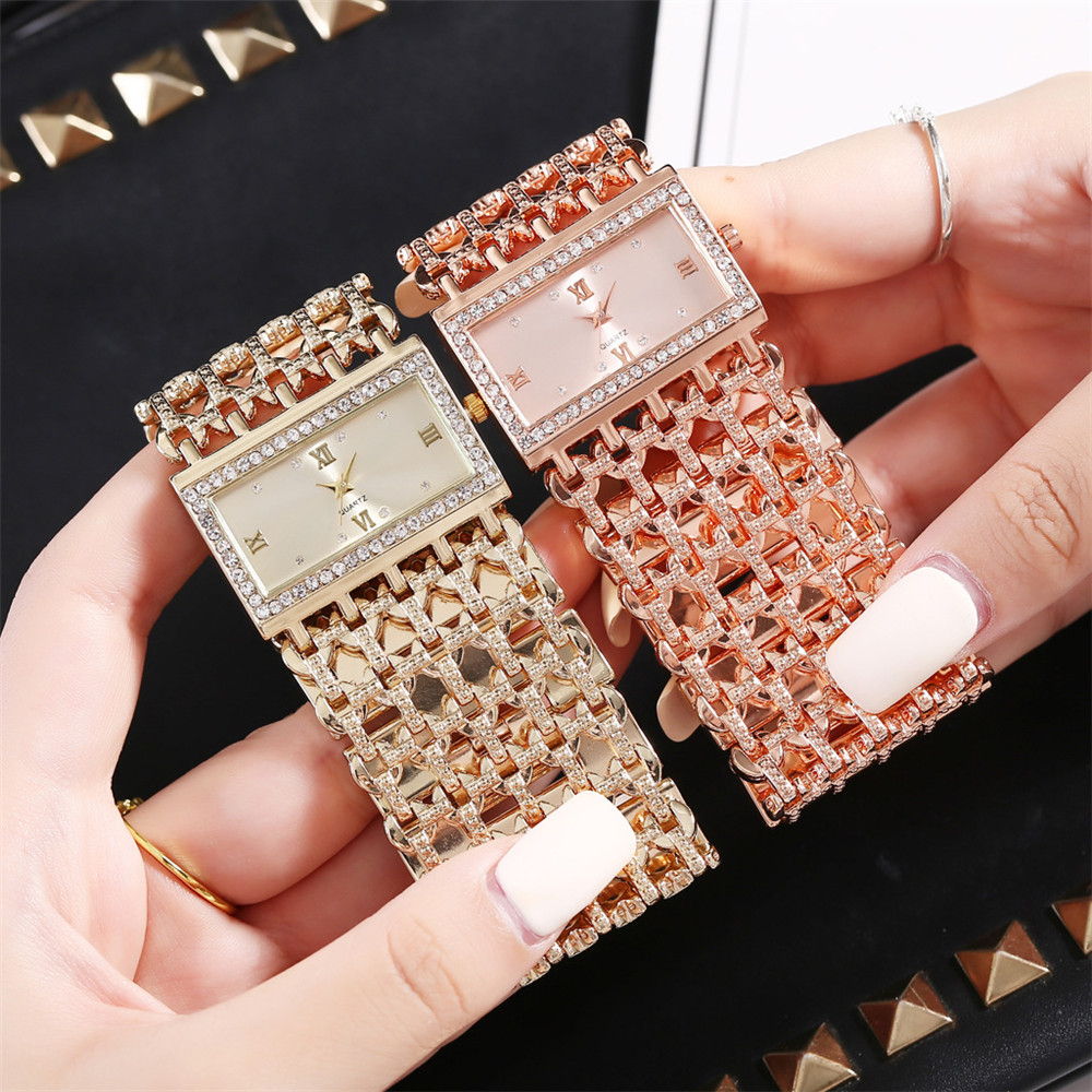 Luxury Watch Events - Роскошные женские кварцевые часы с золотым
