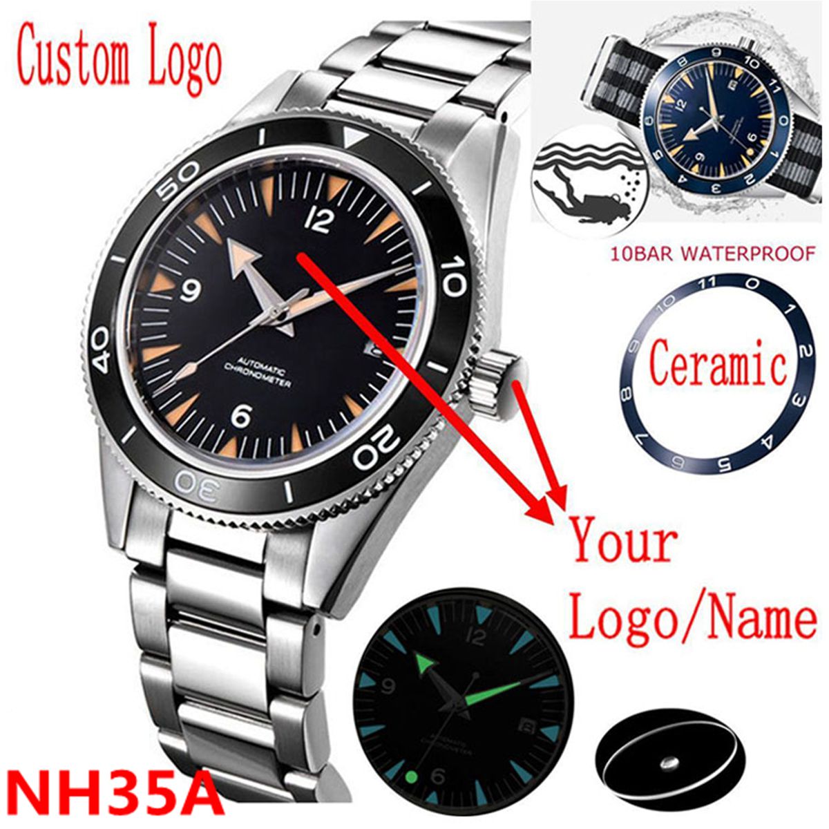 Часы с механизмом NH35 с индив – обзор и цена Luxury Watch Market