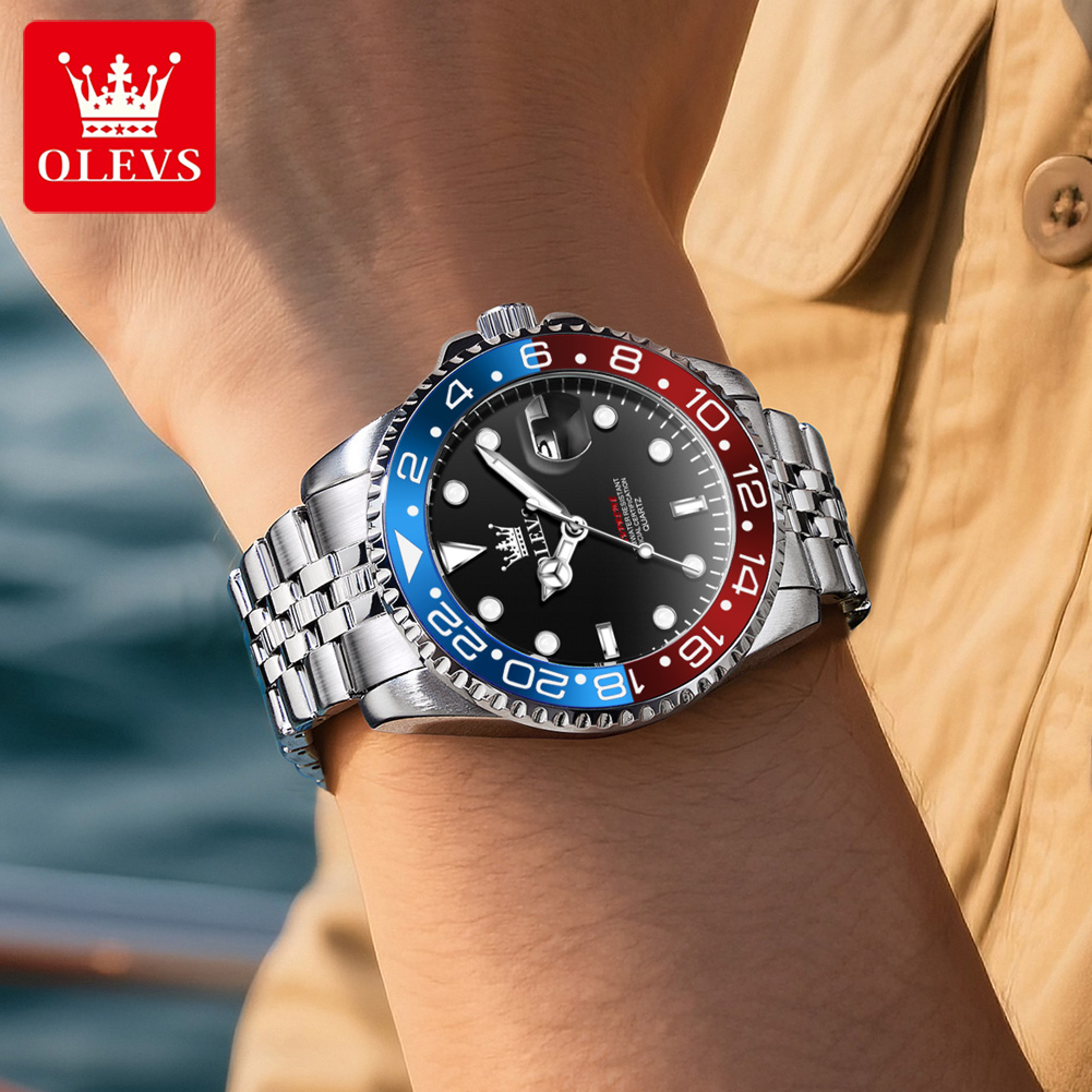 OLEVS 5657 Оригинальные мужски – обзор и цена Luxury Quartz Watch Brands