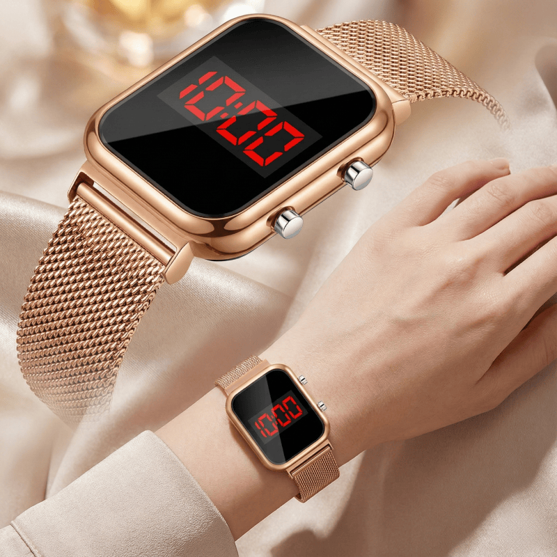 Модные прямоугольные светодиод – обзор и цена Luxury Watch Market