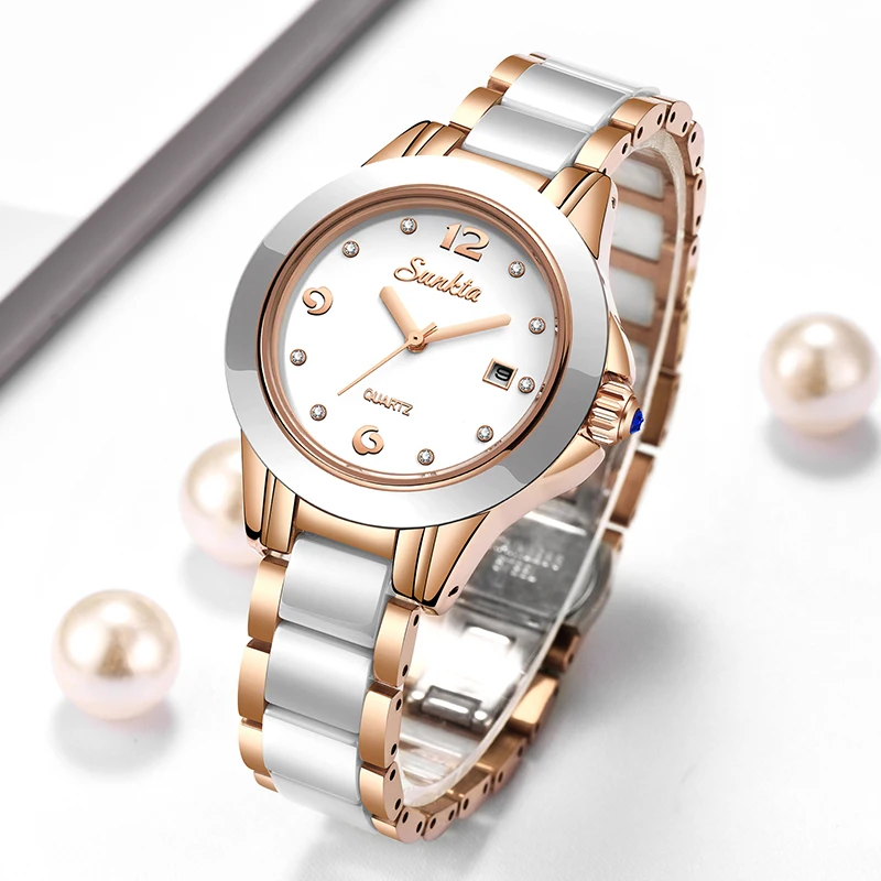 Sunkta модные повседневные ква – обзор и цена Luxury Watch For Women