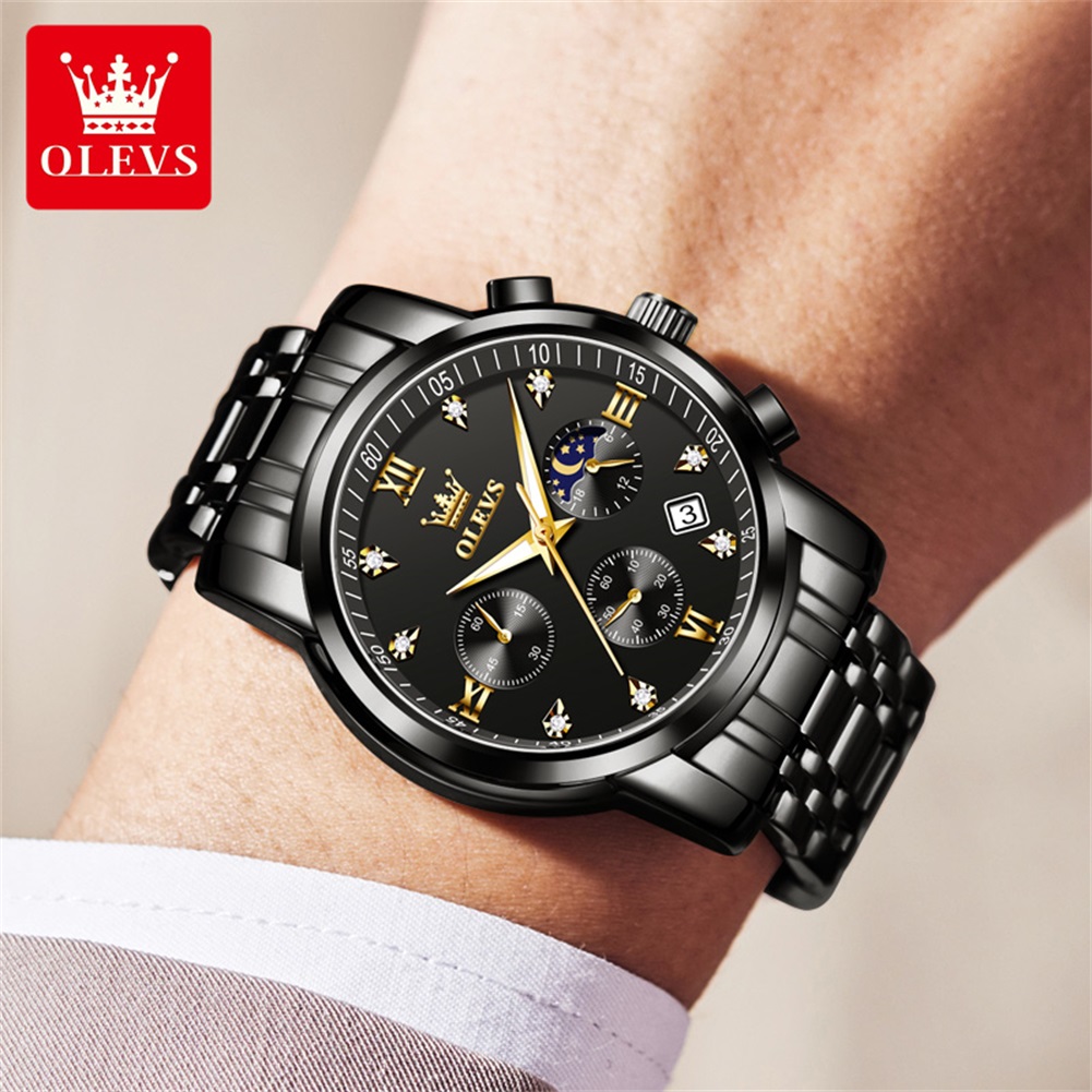 OLEVS Популярные мужские часы  – обзор и цена Luxury Quartz Watch Brands
