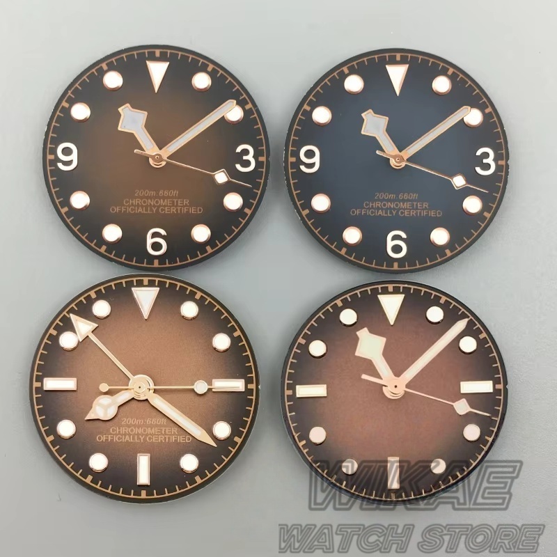 Циферблат 29 мм с градиентом,  – обзор и цена Bronze Case Watch