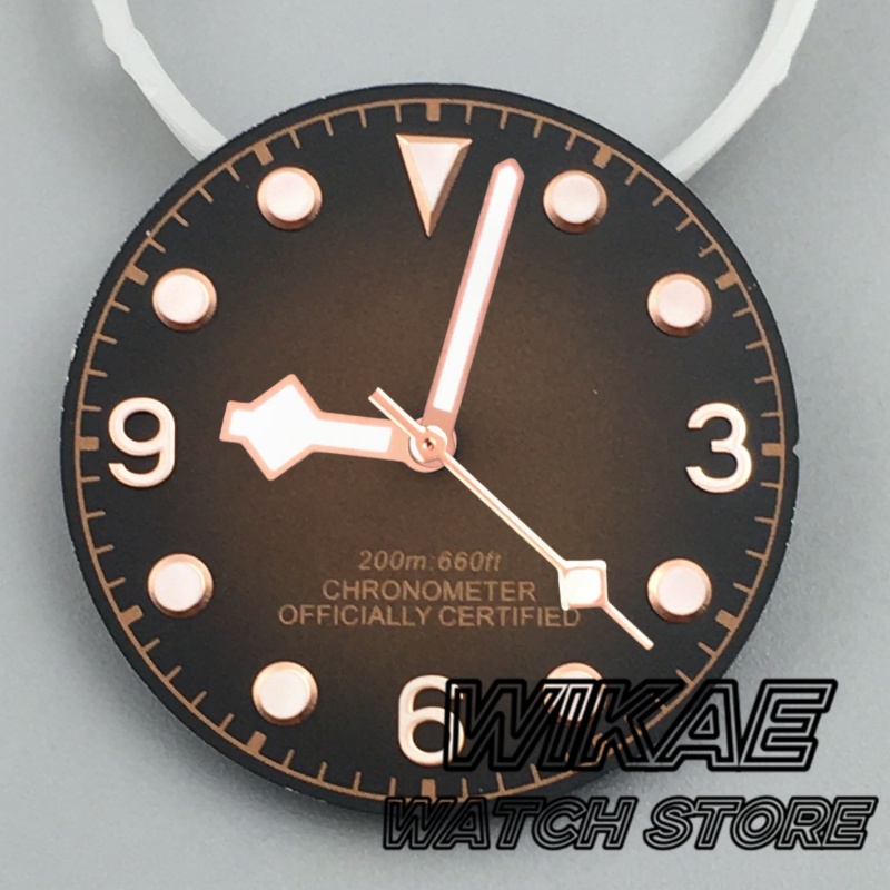 Циферблат 29 мм с градиентом,  – обзор и цена Bronze Case Watch