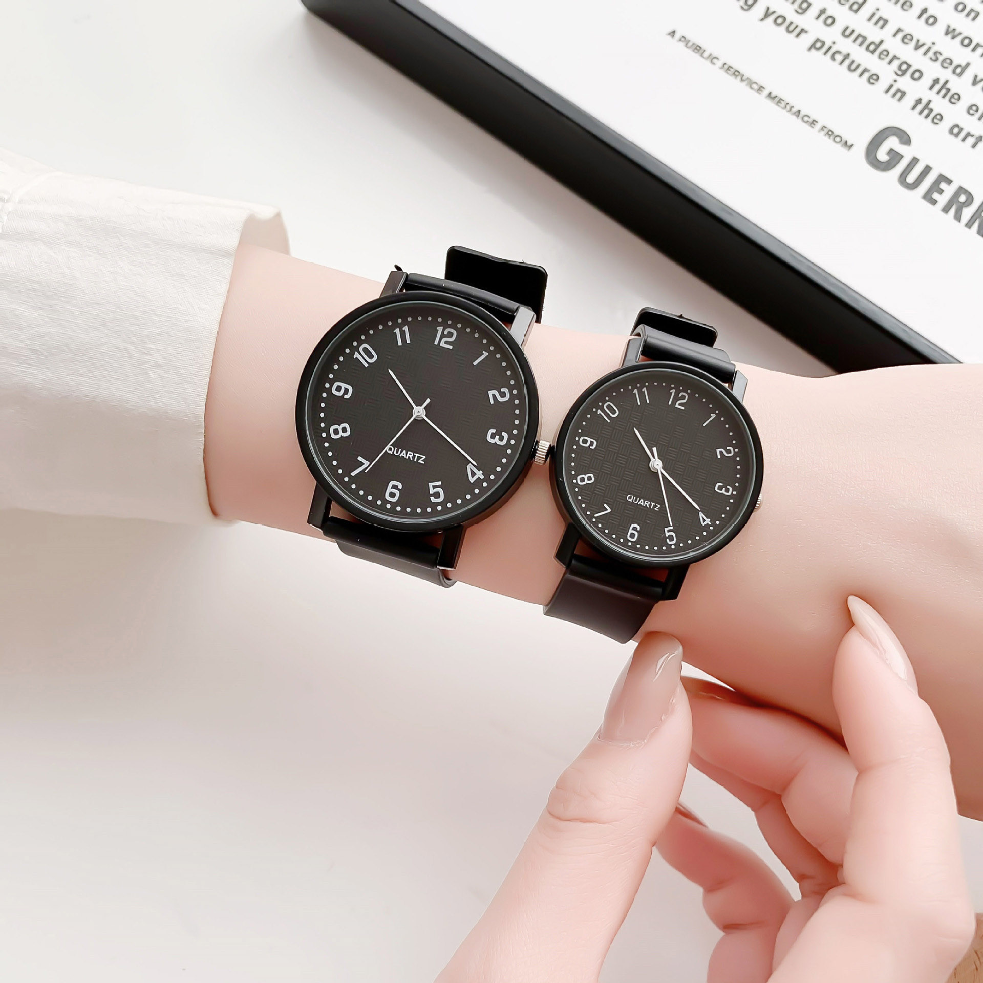Простые черные часы, кварцевые – обзор и цена Luxury Watch For Women